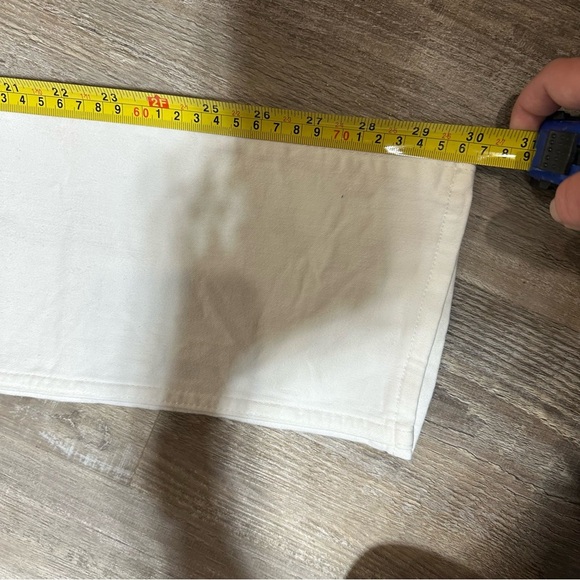 Madewell Stovepipe white Jeans Sz 25 Tall - Picture 10 of 12